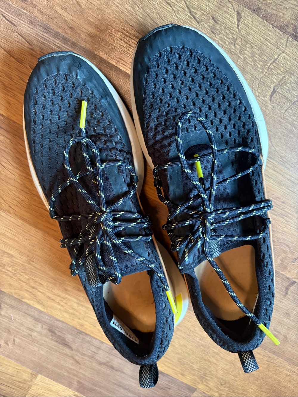 Women's Black Athletic Sneakers - Breathable Lightweight Design